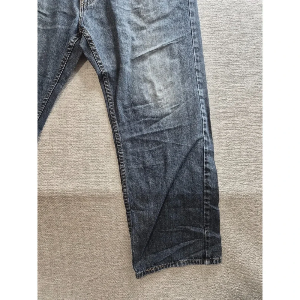 Levis 559 Jeans Mens 40x30 Blue Denim Cotton Relaxed Fit 5 Pockets Straight Leg